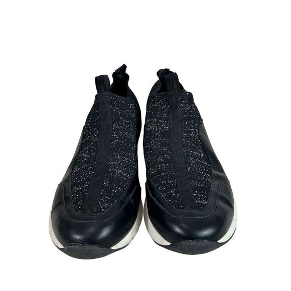 Elegant Black Women's Slip-On Sneakers - Picture 4 of 9